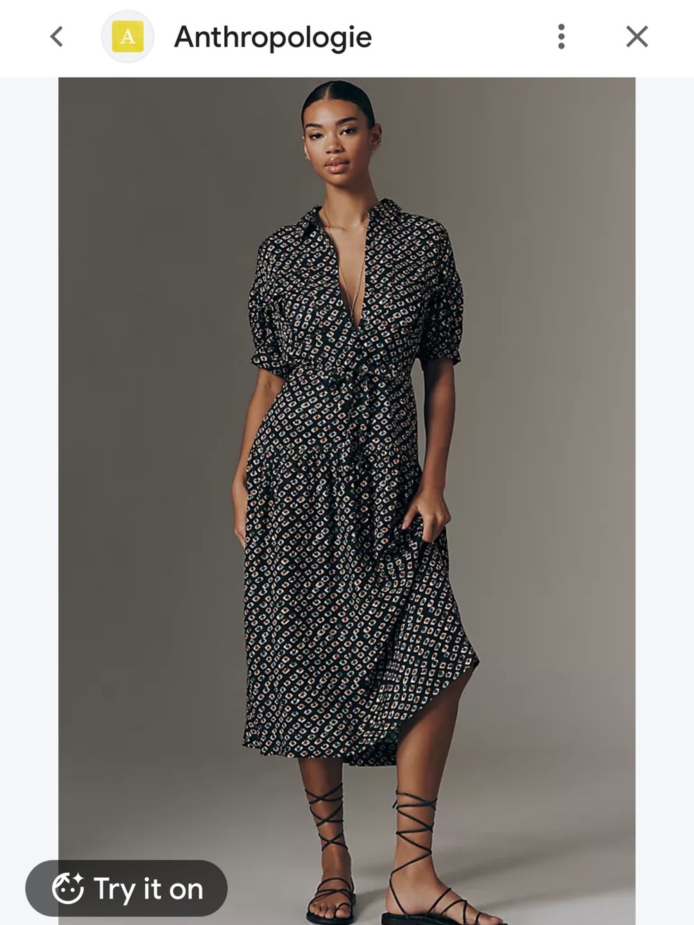 Women’s Utility Pocket Shirt dress by Anthropologie